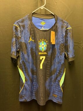 Vini Jr. Jordan x  Brazil 2026 World Cup away jersey